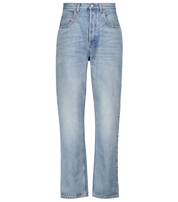 Les Pommes high-rise straight jeans - Gucci